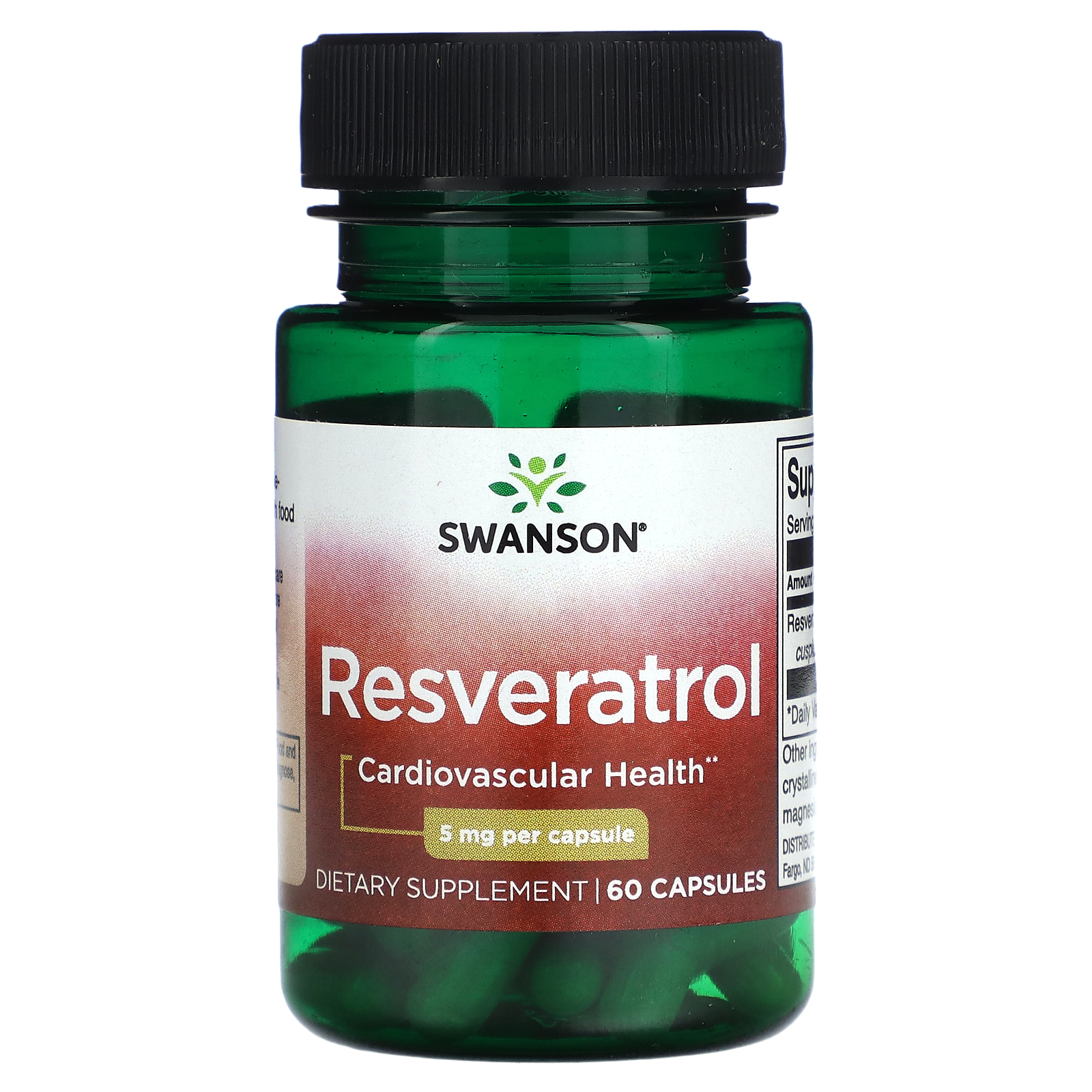 Swanson Resveratrol 5 Mg 60 Cápsulas