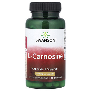 Swanson Vitamins, L-Carnosine , 500 mg, 60 Capsules