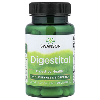 Swanson Vitamins, Digestitol, 60 cápsulas