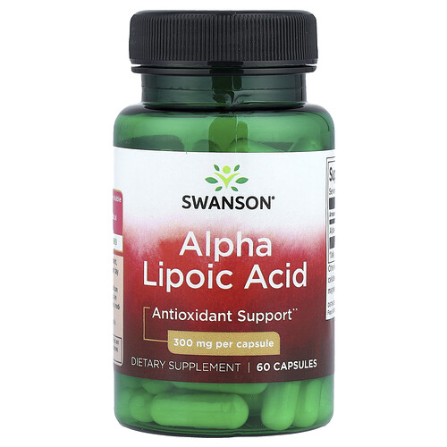 Swanson Vitamins, Alpha Lipoic Acid, 300 mg, 60 Capsule