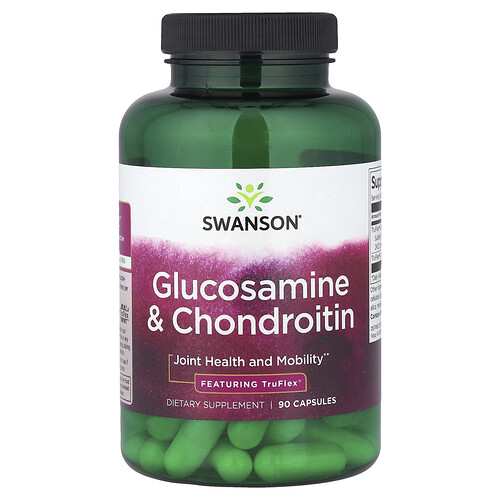 Swanson Vitamins, Glucosamine & Chondroitin, Glucosamin und Chondroitin, 90 Kapseln