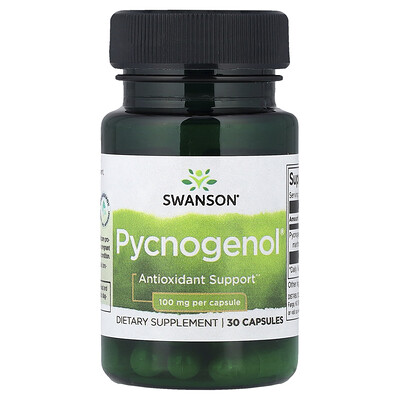 Swanson, Pycnogenol®, 100 mg, 30 cápsulas