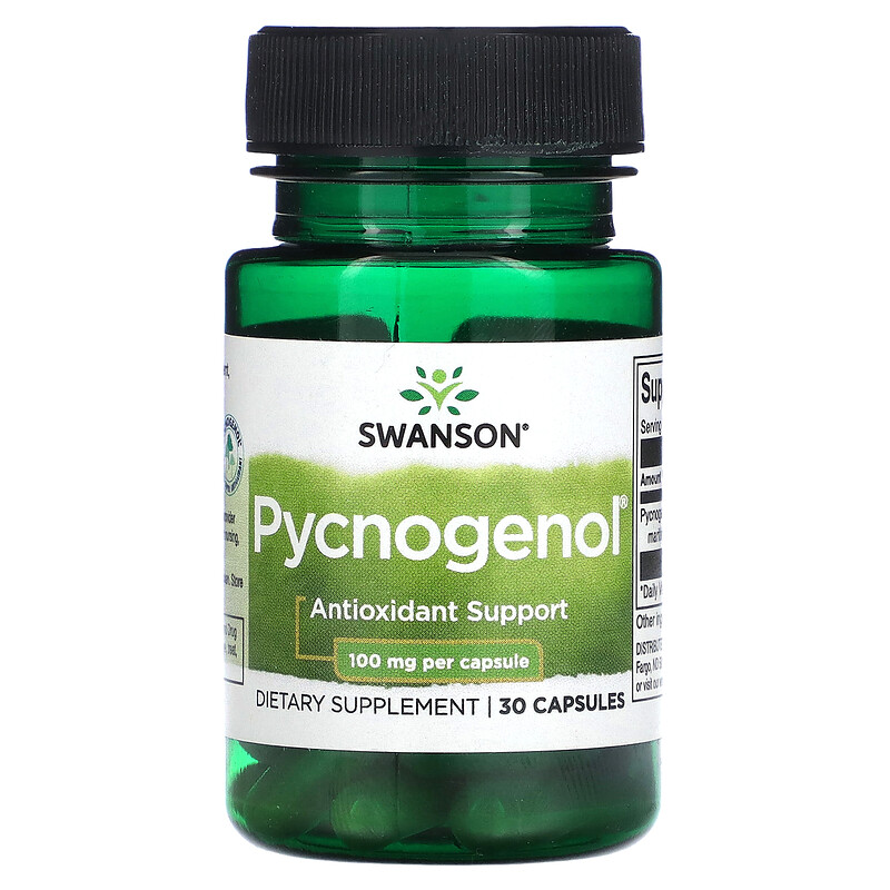 Swanson, Pycnogenol, 100 mg, 30 Capsules
