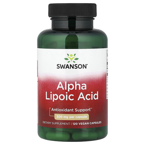 Swanson Vitamins, Alpha Lipoic Acid, Alpha-Liponsäure, 300 mg, 120 Kapseln