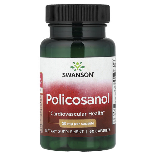 Swanson Vitamins, Policosanol, 20 mg, 60 Kapseln