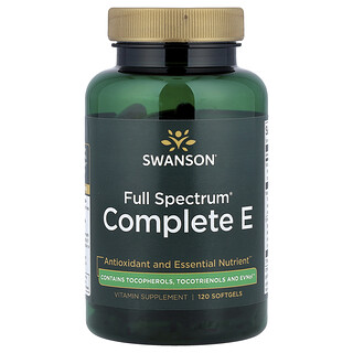 Swanson Vitamins, Full Spectrum® Complete E, 120 Softgels