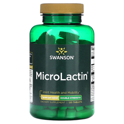 

Swanson MicroLactin Double Strength 1 g 120 Tablets