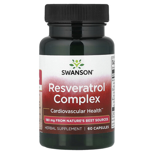Swanson Vitamins, Resveratrol Complex, Resveratrol-Komplex, 60 Kapseln