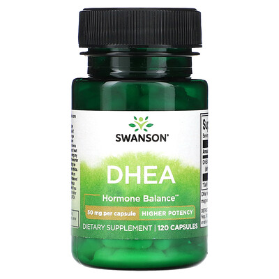 

Swanson, DHEA, 50 mg , 120 Capsules