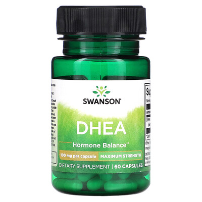 

Swanson, DHEA, 100 mg, 60 Capsules