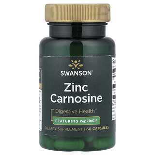 Swanson Vitamins, Zinc et carnosine, 60 capsules