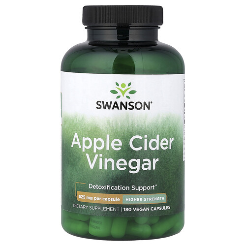 Swanson, Apple Cider Vinegar, High Potency, 625 mg, 180 Capsules