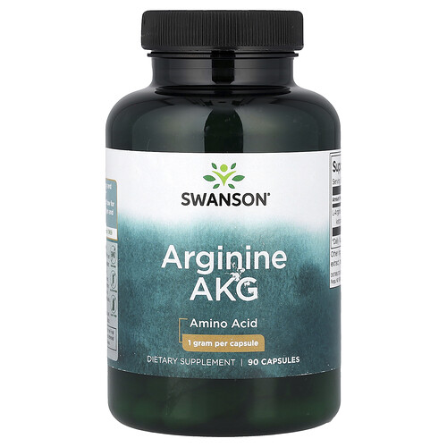 Swanson Vitamins, Arginin AKG, 1 g, 90 Kapseln