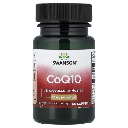 Swanson Vitamins, CoQ10, 30 mg, 60 Weichkapseln