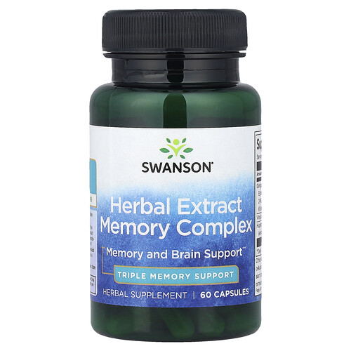 Swanson Vitamins, Herbal Extract Memory Complex, 60 Capsules