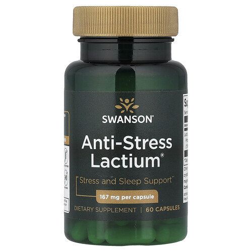 Swanson Vitamins, Anti-Stress Lactium®, 167 mg, 60 Kapseln