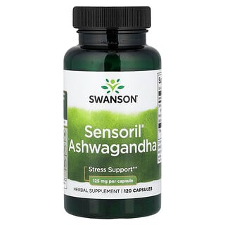 Swanson Vitamins, Sensoril® Ashwagandha, 125 mg, 120 Capsules