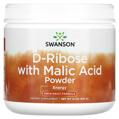 

Swanson D-Ribose With Malic Acid Powder 12 oz (340 g)