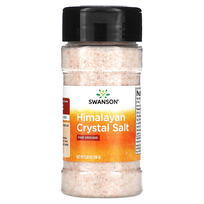 

Swanson Himalayan Crystal Salt Fine Ground 5.29 oz (150 g)