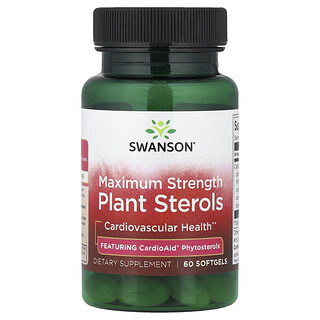 Swanson Vitamins, Plant Sterols, Maximum Strength, 60 Softgels