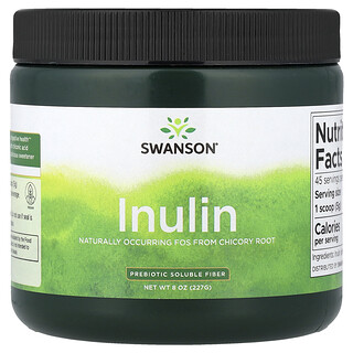 Swanson Vitamins, 이눌린, 프리바이오틱 수용성 식이섬유, 227g(8oz)