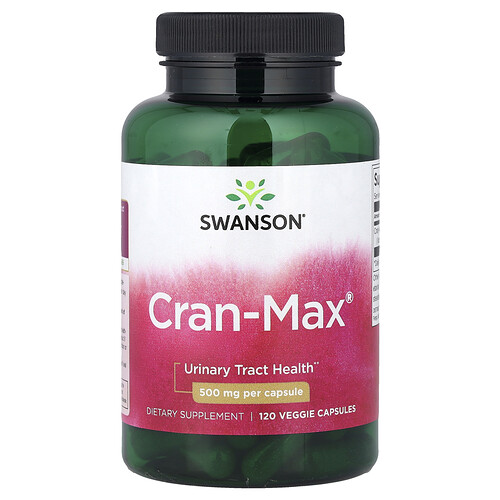 Swanson Vitamins Cran-Max®, 500 mg, 120 Veggie Capsules