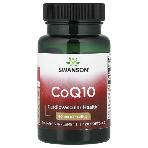 Swanson Vitamins, CoQ10, 60 mg, 120 Weichkapseln