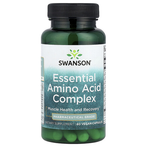 Swanson Vitamins Essential Amino Acid Complex, 60 Vegan Capsules