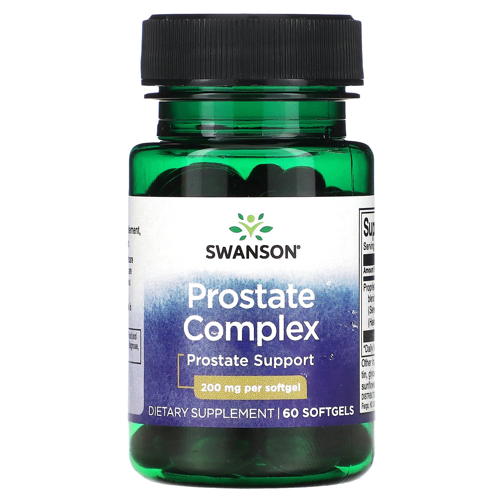 Swanson Prostate Complex 200 Mg 60 Softgels 5335