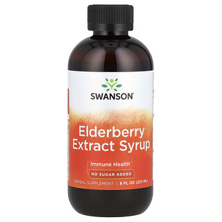 Swanson, Elderberry Extract Syrup, 8 fl oz (237 ml)