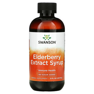 Swanson, Elderberry Extract Syrup, 8 fl oz (237 ml)