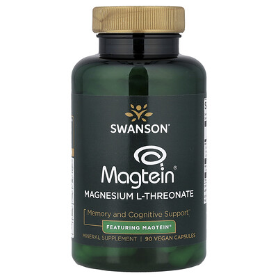 Product Image for Swanson, Magnesium L-Threonate, 90 Vegan Capsules