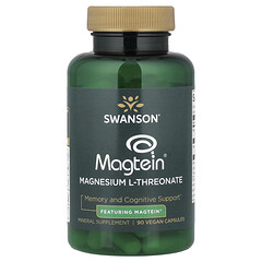 L-треонат магнію Magtein®, 90 веганських капсул