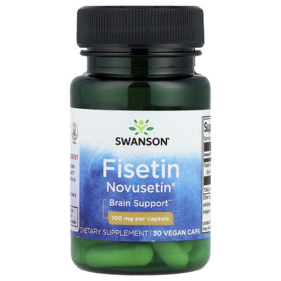 Product Image for Swanson, Fisetin Novusetin , 100 mg, 30 Vegan Caps