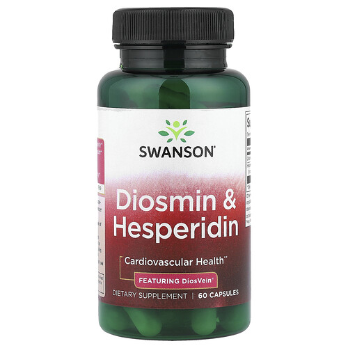 Swanson Vitamins, Diosmin & Hesperidin, 60 Capsules