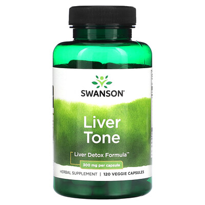 

Swanson Liver Tone 300 mg 120 Veggie Capsules