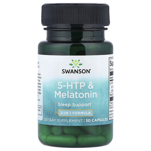 Swanson Vitamins 5-Htp & Melatonin Supplement Vitamin | 30 Caps