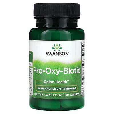 

Swanson Pro-Oxy-Biotic, 60 таблеток