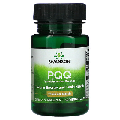 

Swanson, PQQ, 20 mg, 30 Veggie Caps