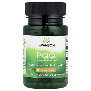 Swanson Vitamins, PQQ, 20 mg, 30 Vegan Caps