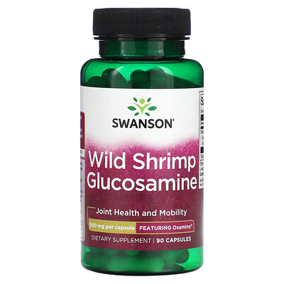 

Swanson Wild Shrimp Glucosamine 500 mg 90 Capsules