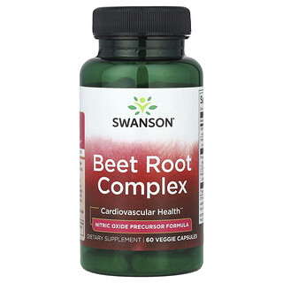 Swanson Vitamins, Complejo de raíz de remolacha, 60 cápsulas vegetales
