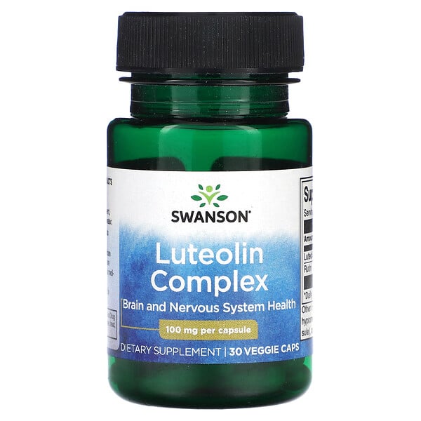 Swanson‏, קומפלקס לוטאולין, 100 מ"ג, 30 כמוסות צמחיות