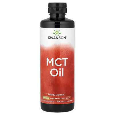 Swanson Vitamins, Aceite de MCT, 473 ml (16 oz. Líq.)