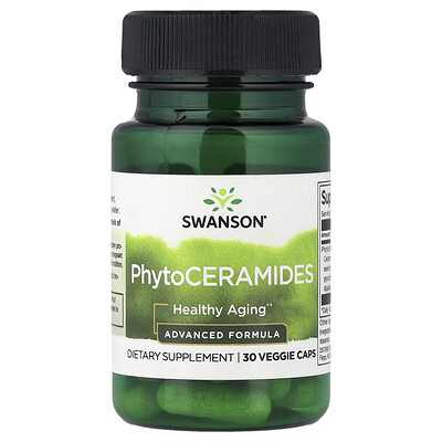 Swanson Vitamins, PhytoCeramides, Fórmula avanzada, 30 cápsulas vegetales (30 mg por cápsula)