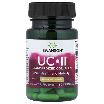 Swanson Vitamins, Colágeno estandarizado UC-II®, 60 cápsulas