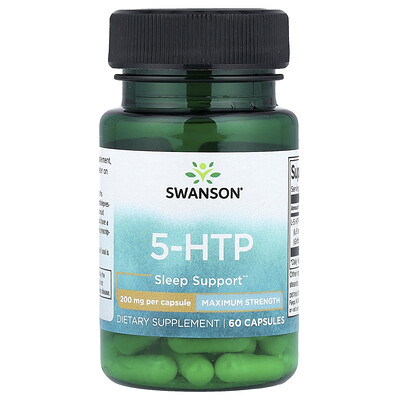 Swanson, 5-HTP, 200 mg, 60 cápsulas