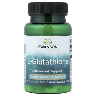 Swanson Vitamins, L-Glutathione, 60 Chewable Tabs (50 mg per Tablet)