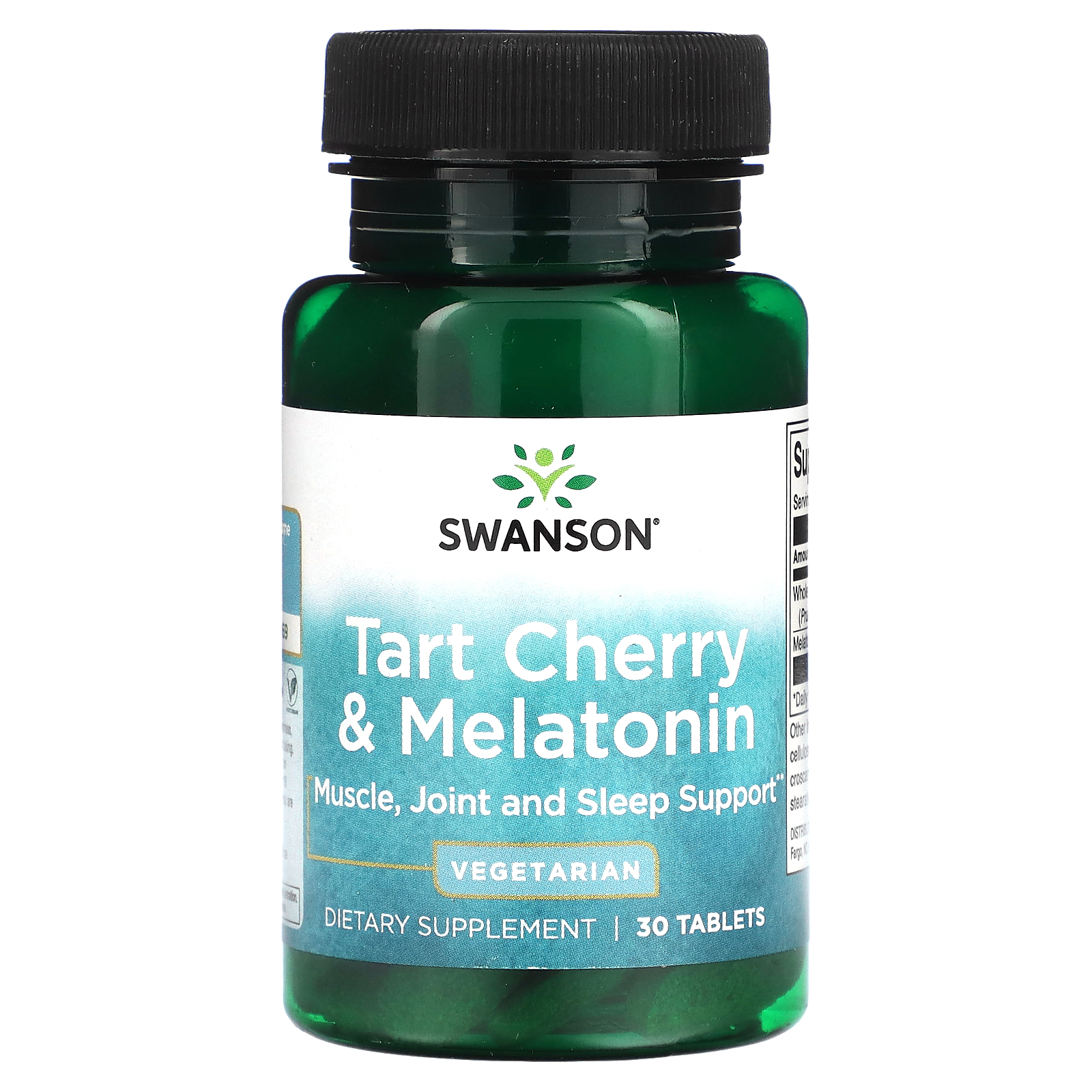 Swanson, Tart Cherry & Melatonin, 30 Tablets
