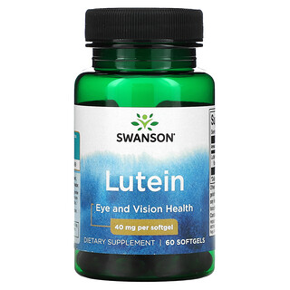 Swanson, Lutein, 40 mg, 60 Softgels